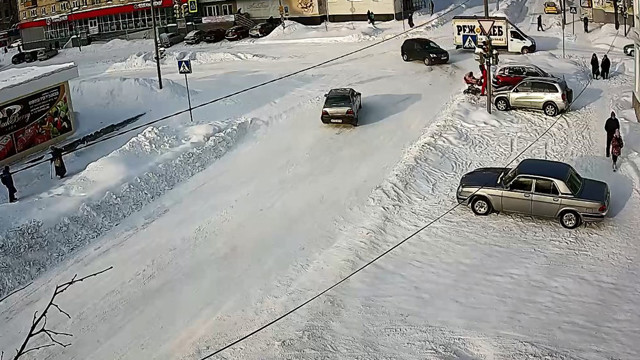 Авария на перекрестке в Кушве