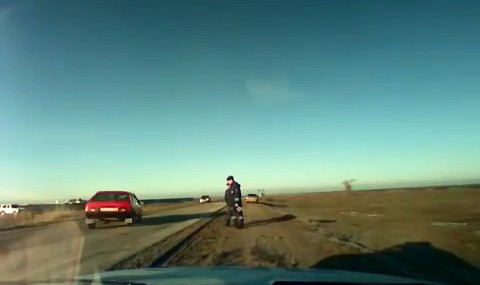 Авария на глазах у ДПС