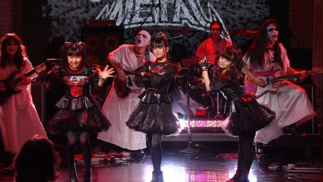 Японские детки из Babymetal дебютировали на американском телевидении