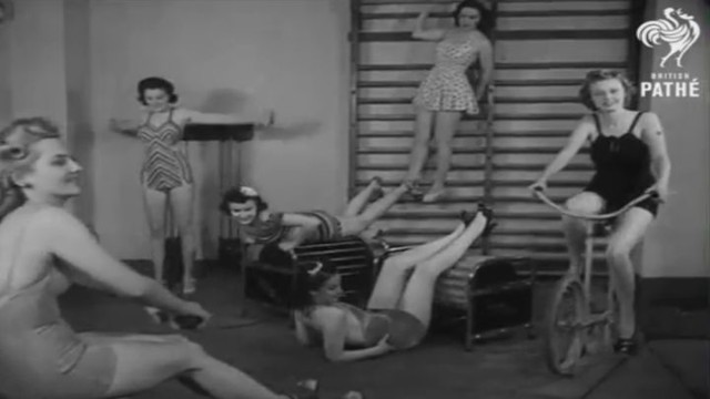 Как фитоняшки поддерживали себя в форме в 1940-ые годы