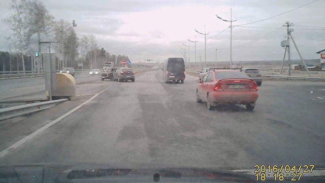 Авария дня. Старт на "желтый"