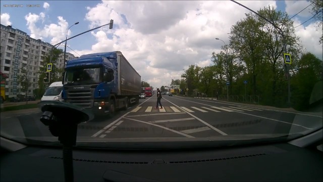 Бессмертная дамочка переходит дорогу