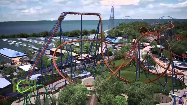 Любителям экстрима посвящается! Самые страшные американские горки в мире