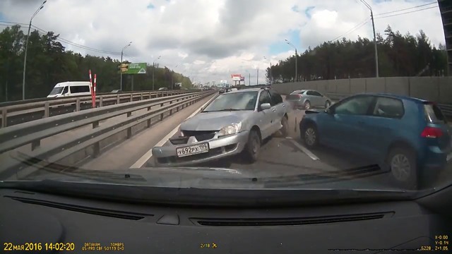 Авария дня. Внезапный замес