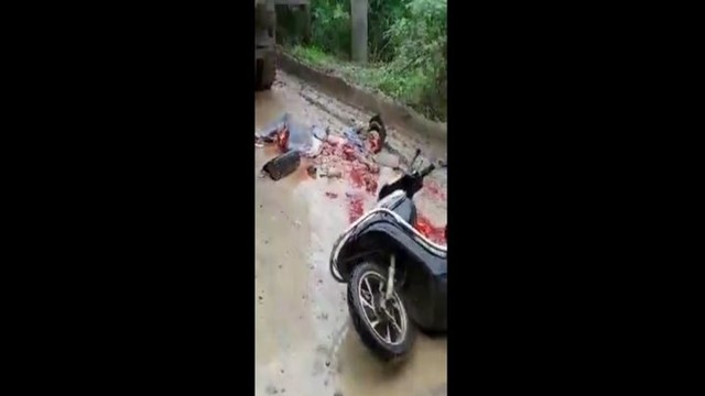 Скутерист превратился в кровавое месиво