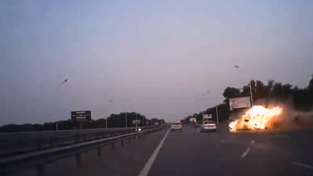 Авария дня. ДТП с огоньком в Башкирии