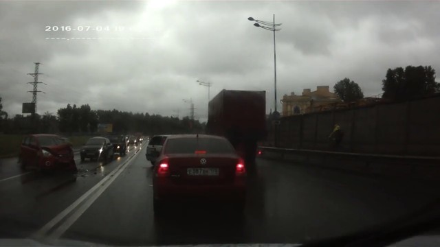 Авария дня. Массовое столкновение в СПб