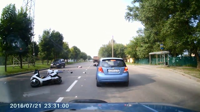 Скутер сбил пенсионера