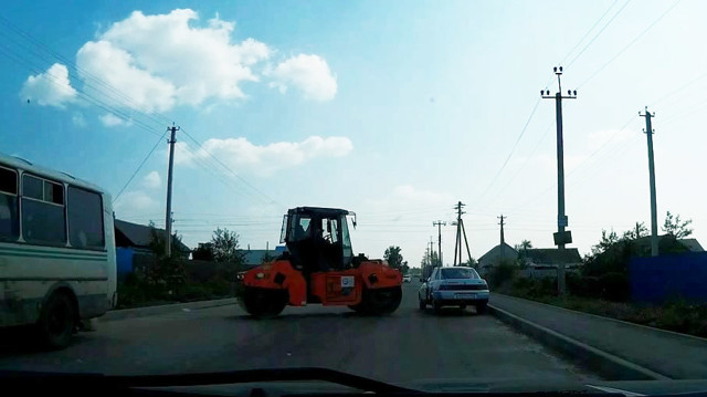Не испугался и решил проскочить