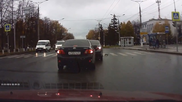 Три Тойоты и один Шевроле