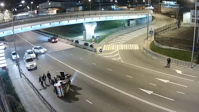 Авария дня. В Сочи перевернулась Нива