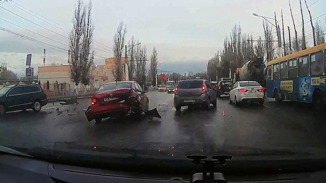 ДТП на пешеходном переходе в Воронеже