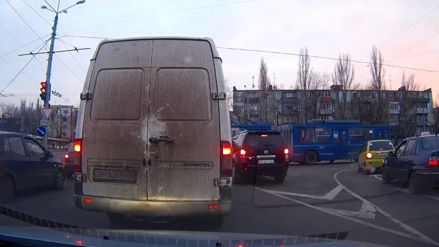 Авария дня. Lexus сделал "уши" в Одессе
