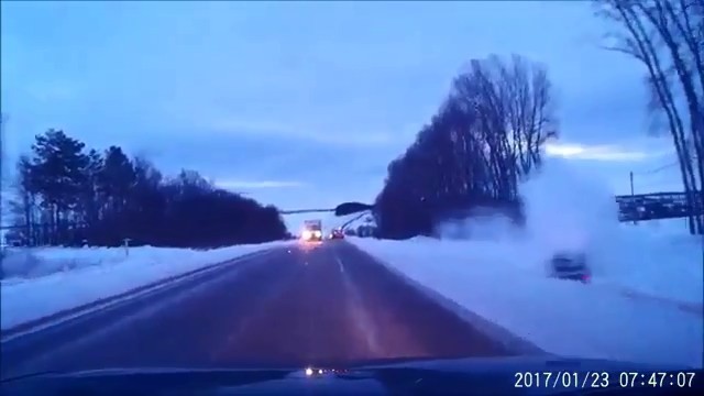 Отправил в сугроб и уехал