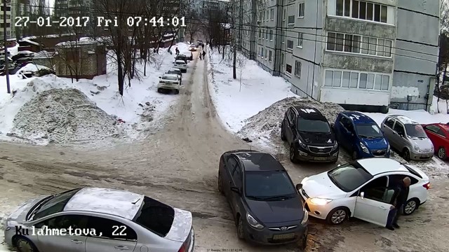 ДТП в казанских дворах