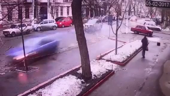 Авария дня. Массовое ДТП в центре Одессы