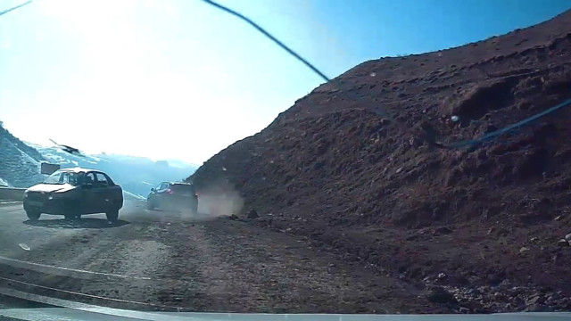 Авария на горной дороге