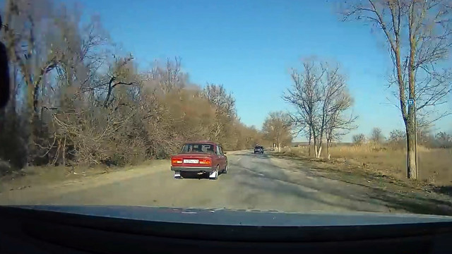 Авария дня. Эффектно убрался