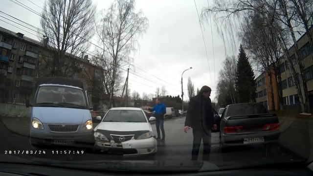 Слепой водитель даже не пытался тормозить