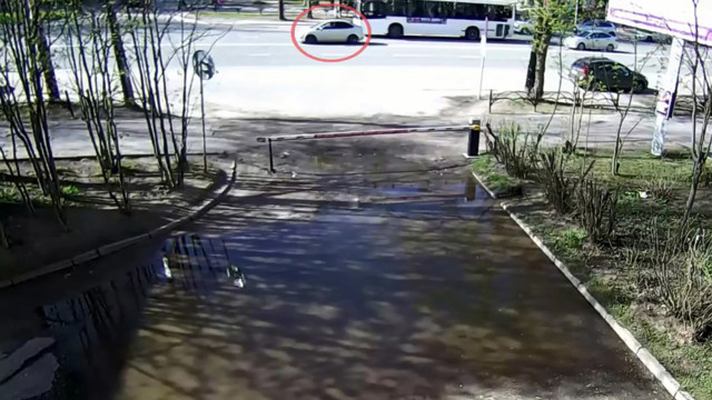 Авария дня. Водитель Фокуса не уступил дорогу мотоциклисту