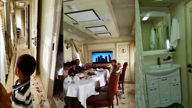 Люксовый вагон в казахстанском поезде