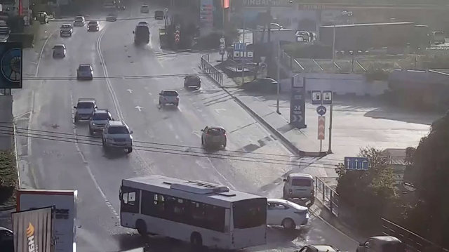 Авария дня. ДТП с участием автобуса в Сочи