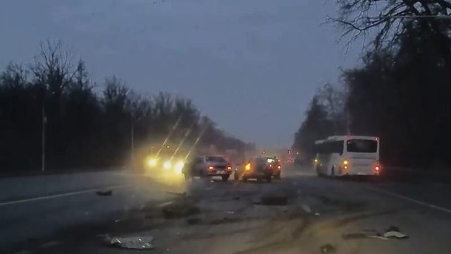 Авария дня. Не проснулась и выехала на встречку