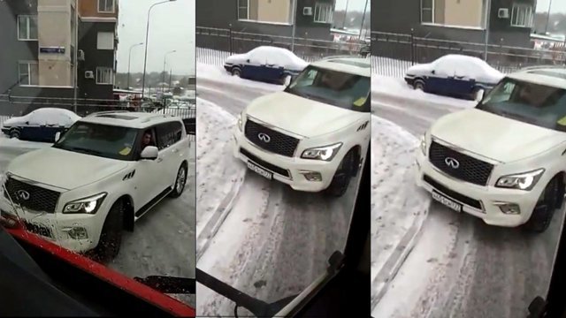 В Москве водитель Infiniti преградил дорогу пожарным машинам и "скорой"