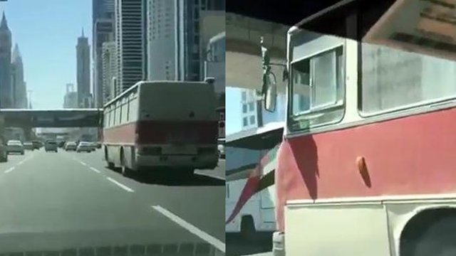 Неожиданная встреча с автобусом Икарус в Эмиратах
