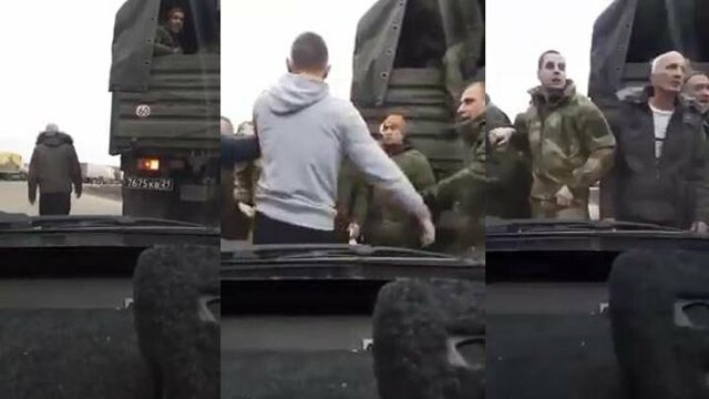 Бессмертный водитель вышел разбираться с целой толпой военных в Краснодаре
