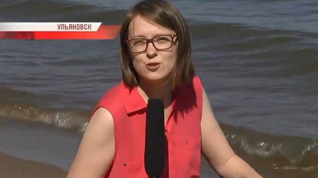 В Ульяновске журналистка попыталась взять интервью у мертвой рыбы