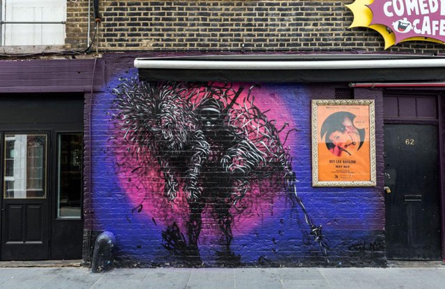 Уличный стрит-арт в Лондоне