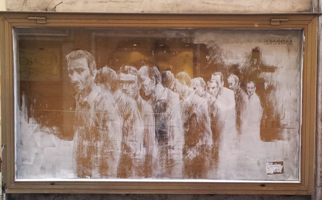 Стрит-арт испанского художника Borondo