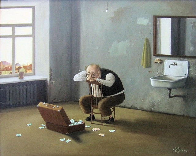 Российская жизнь в работах художника Валентина Губарева