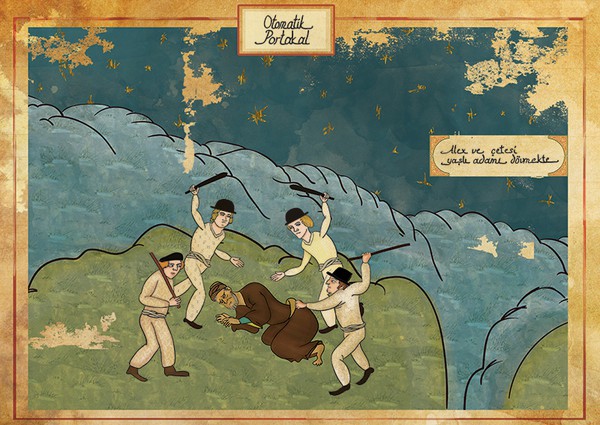 Культовые фильмы в стиле восточных миниатюр 