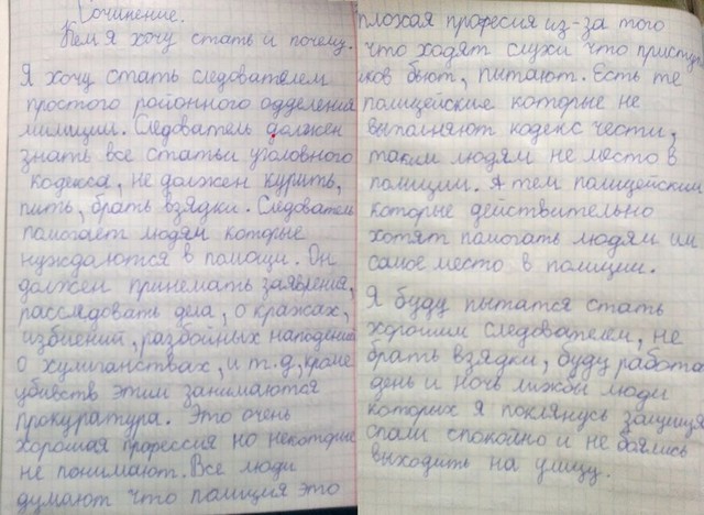 Сочинение ученика 6-го класса