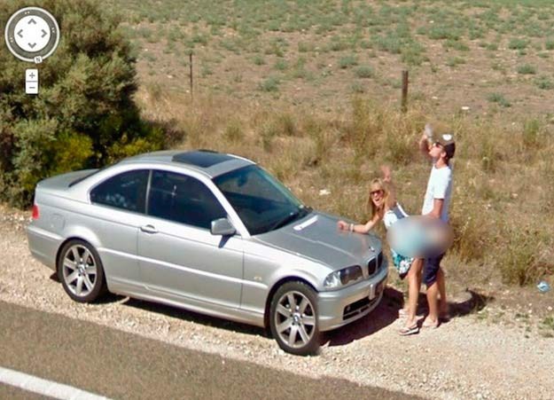 25 курьёзных и комичных момента снятых google street view