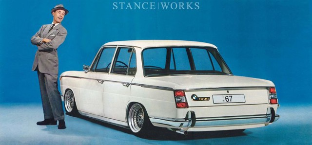 Классические автомобили в стиле Stance