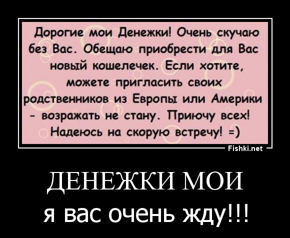 ДЕНЕЖКИ МОИ