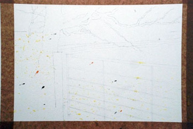 Необычный процесс создания шедевральной картины