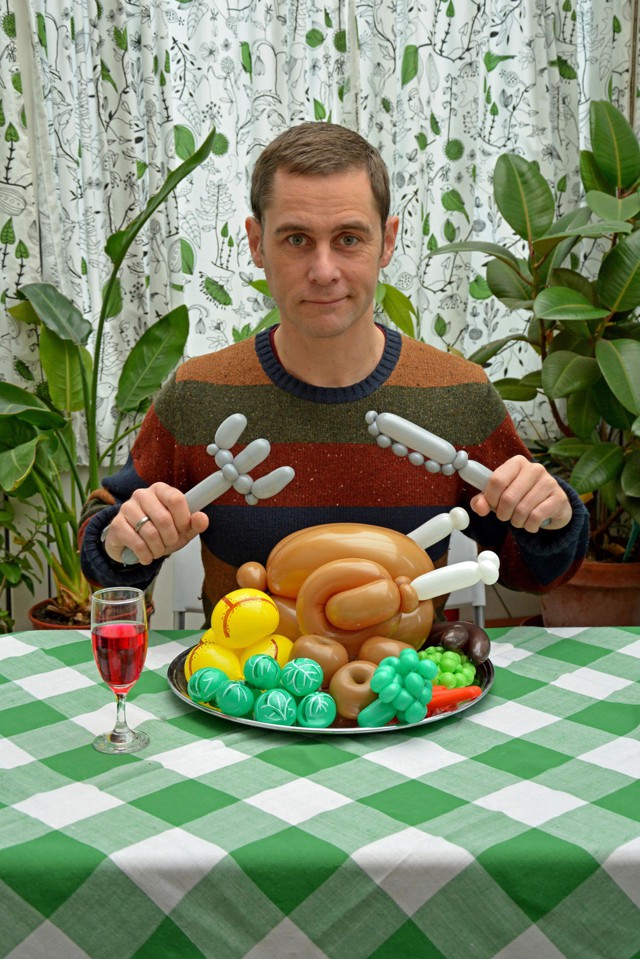 Фигурки из воздушных шаров от Rob Driscoll.