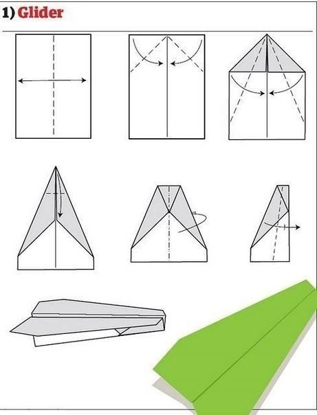 Как сделать бумажные самолетики