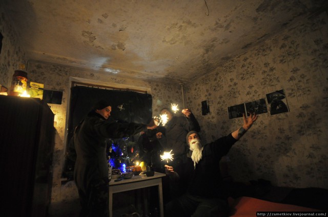  Новый год 2014 в Чернобыльской Зоне 