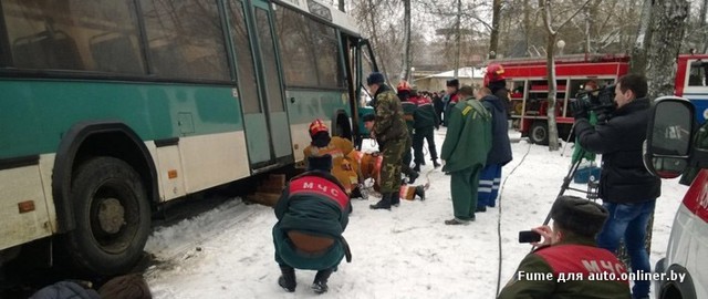 ДТП с автобусом в Гомеле