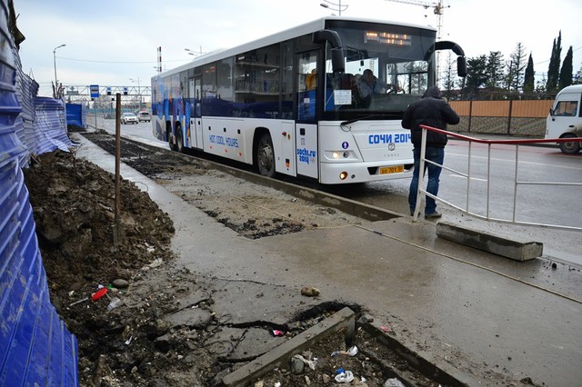Сочи за 15 дней до начала Олимпиады
