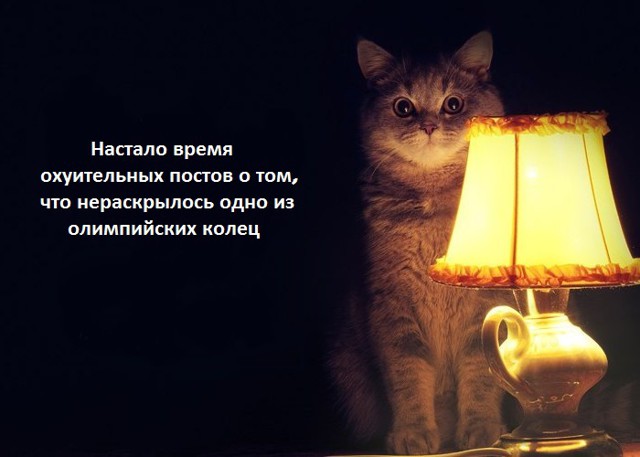Пост про олимпийские кольца