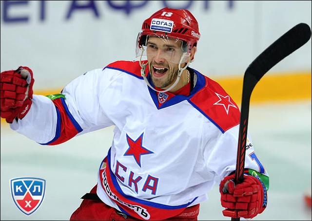 Русские богатыри: Дацюк, Малкин, Овечкин, Ковальчук, Радулов.