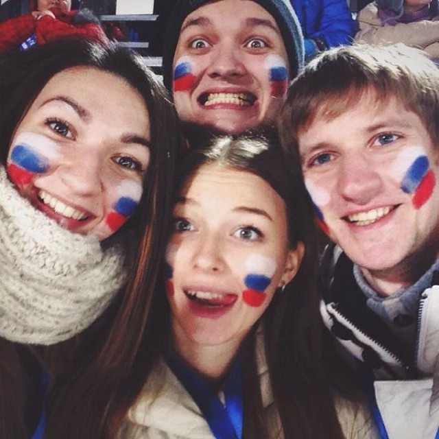 Самые яркие болельщики сборной России на Олимпиаде в Сочи