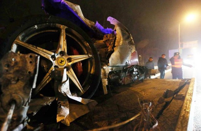 Страшная авария с Ferrari 458 Italia