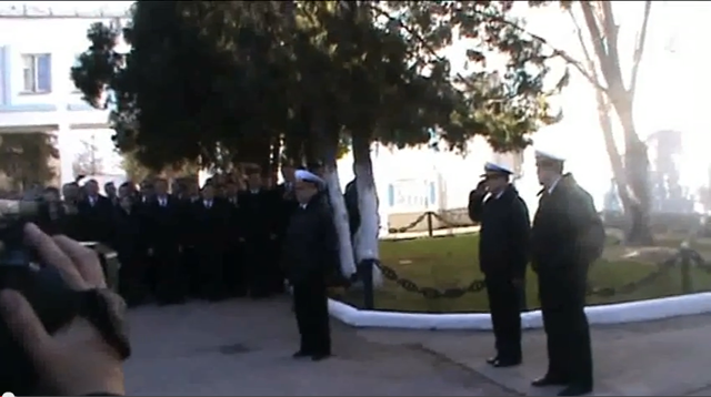 Офицерское собрание в штабе ВМСУ. Верность присяге офицеров ВМСУ